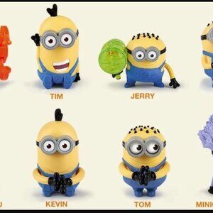 2013 Despicable Me 2 McDonalds Happy Meal Toys Complete Set of 8 Minions